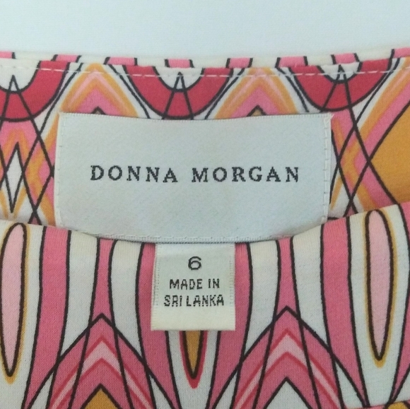 Donna Morgan Vintage 90's Retro Style Dress 6 - Picture 3 of 10